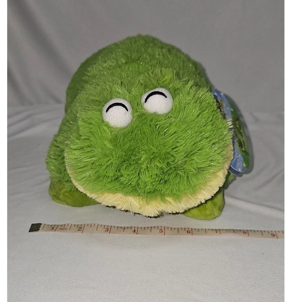 Pillow Pets Pee-Wees Friendly Frog Green Plush Stuffed Animal Toy 11 inch